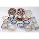 Group of 18th / 19th century tea bowls and other ceramics