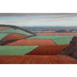 Wyndham Lloyd oil on board landscape, signed, dated 1981