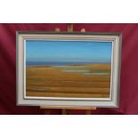 Wyndham Lloyd - Beachscape, signed, dated 1982, oil on board