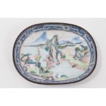 18th century Chinese enamelled snuff dish