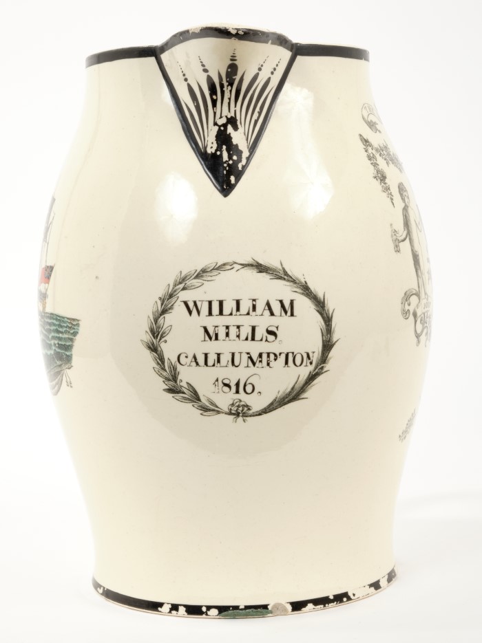 Early 19th century jug named William Callumpton - Image 2 of 3