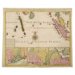 Joachim Ottens (17th / 18th century), set of three (of four) hand-coloured maps - ‘Partie de la