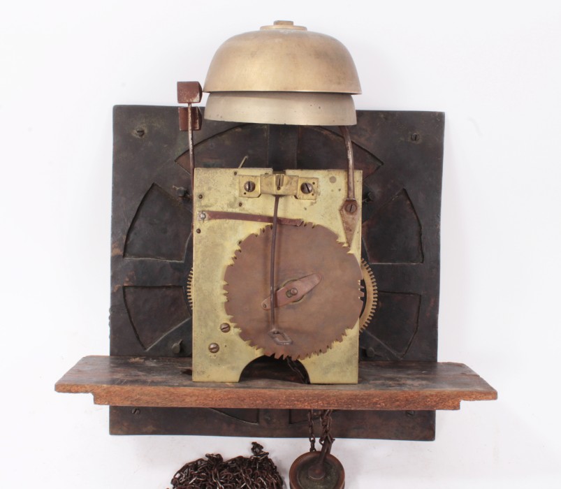 18th century longcase clock movement by A. Roylands, Loughbough - Image 7 of 11