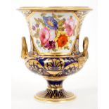 Derby urn form vase