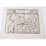 Abraham Ortelius (1527-1598), engraved map - ‘Erythraei Sive Rubri Maris Periplus’, 1597, 37cm x