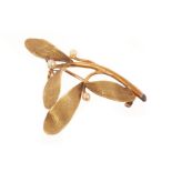 Mistletoe brooch