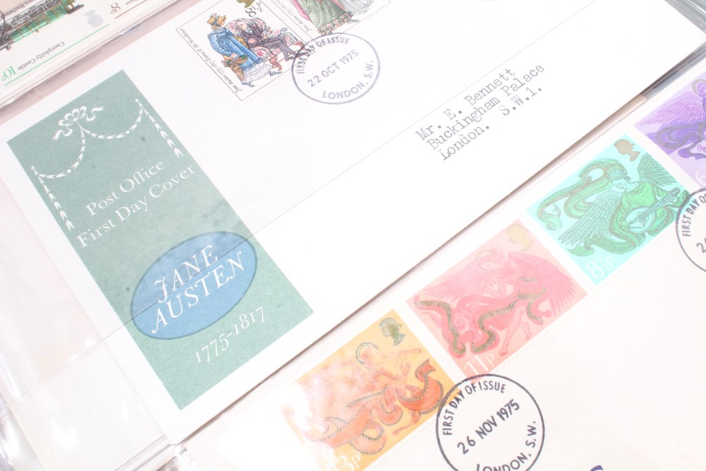 Collection of Royal related First Day cover stamps on envelopes contained in two albums mostly - Image 3 of 3