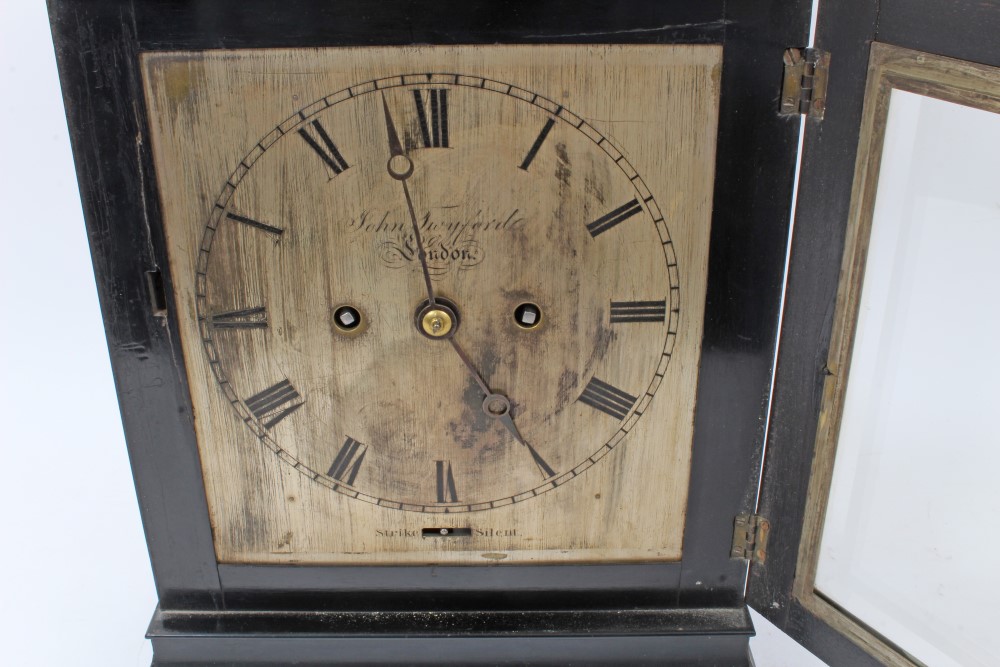 Victorian bracket clock by John Twyford, London - Image 2 of 15