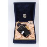 Cognac - one bottle, Martell Cognac Cordon Bleu, Grand National, in Baccarat glass decanter with