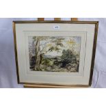 James Duffield Harding, watercolour, signed with initals