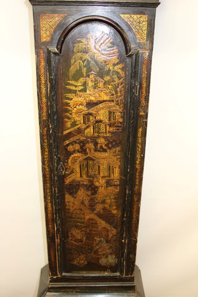 Ebonised London longcase, Henry Long - Image 4 of 16