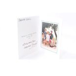 1996 Diana Princess of Wales Christmas card