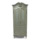 Late 19th century French painted armoire