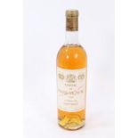 Wine - one bottle, Château De Rayne Vigneau 1966, 1er Grand Cru Sauternes