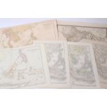 Group of 19th century engraved maps - to include John Bartholomew ‘Malay or Indian Archipelago’;