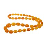 Butterscotch amber necklace