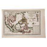 Nicolas de Fer (1646-1720), hand-coloured map - ‘Les Isles Philippines...’, dated 1702, 22 x 34cm