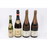 Champagne - two bottles, Krug & Co. Champagne Brut Reserve, together with two other German bottles