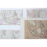 Samuel Dunn (d. 1794), group of four hand-coloured maps of the Far East, 1786/1789, each