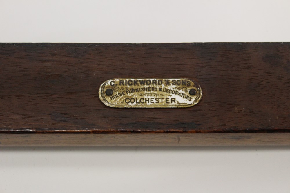Early 20th century mahogany and beech luggage stand - Image 4 of 4