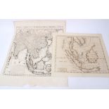 Henry Abraham Chatelain (1684-1743), engraved map - ‘Carte des Indies, de la Chine...’, 1715, 51cm