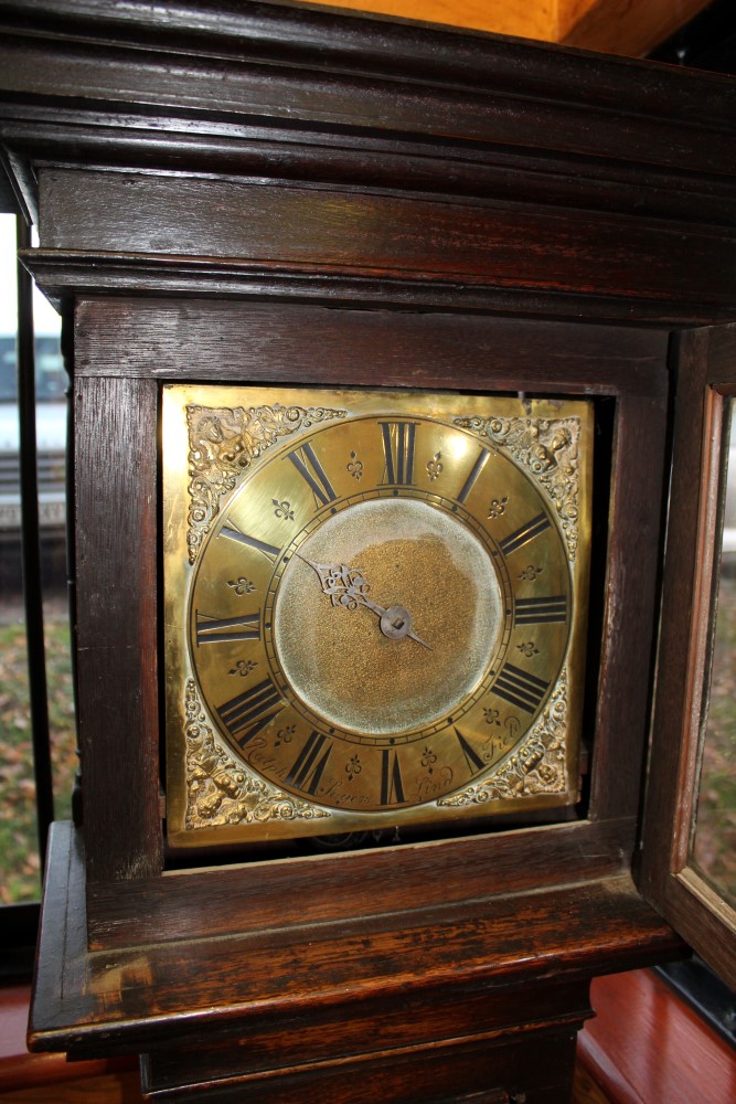 Early 18th century longcase clock by Ralph Sayers, Lindfield - Image 2 of 12