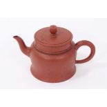 Chinese Yixing teapot, round shape with flared base