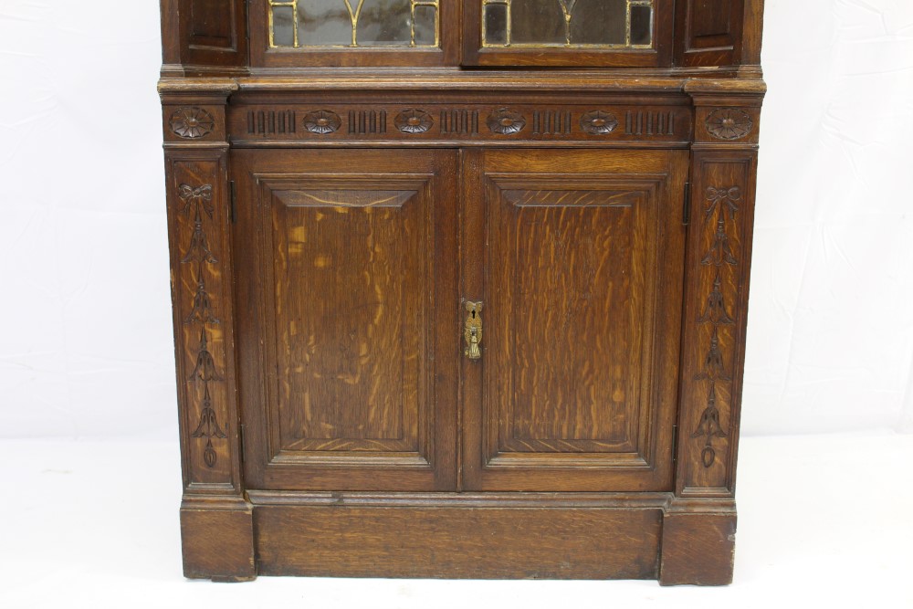 Highly unusual late 19th / early 20th century concealed door in the form of a cupboard - Image 4 of 4
