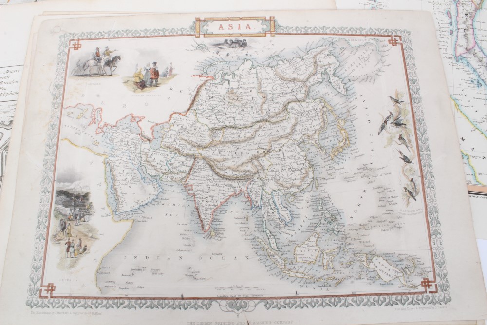 Group of predominantly 19th century maps, charts and book plates - Image 7 of 14