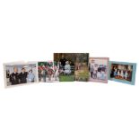 H.M.Queen Elizabeth II and H.R.H. The Duke of Edinburgh - six signed Christmas cards 1980-1986