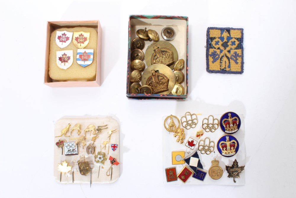 Collection of scarce Royal Staff lapel pins