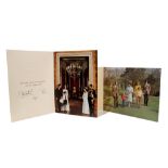 H.M. Queen Elizabeth II and H.R.H. The Duke of Edinburgh two signed Christmas cards for 1968 and