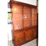 Mid 19th century mahogany library bookcase