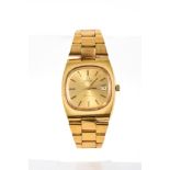 Omega Automatic Genève gold plated wristwatch