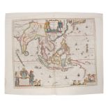 Guiljelmus Blaeu (1571-1638), hand-coloured map - ‘India que Orientalis dicitur et Insulae