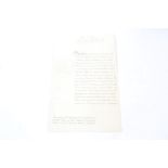 H.M. Queen Victoria, signed grant appointing Edwin Felix Thomas Atkinson