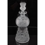 Edinburgh Crystal thistle decanter