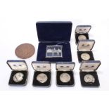 Danbury Mint Queen's Silver Jubilee 1977 silver ingot in case