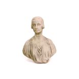 Mid 19th century carved marble bust