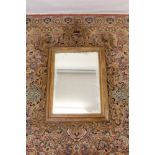 18th century style Continental pine wall mirror