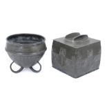 Archibald Knox for Liberty & Co. Tudric pewter tea caddy
