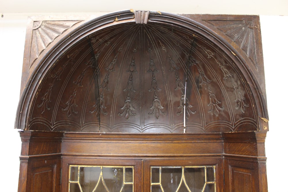 Highly unusual late 19th / early 20th century concealed door in the form of a cupboard - Image 2 of 4