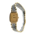 Lady’s Omega bi-metal wristwatch with quartz movement