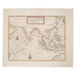 Herman Moll (d. 1732), hand-coloured map - ‘ A chart of East-Indies and the Coast of Persia, China,