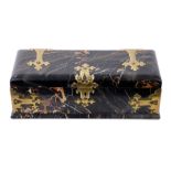 Victorian marble cigarette case