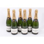 Champagne - six bottles, Veuve Monsigny