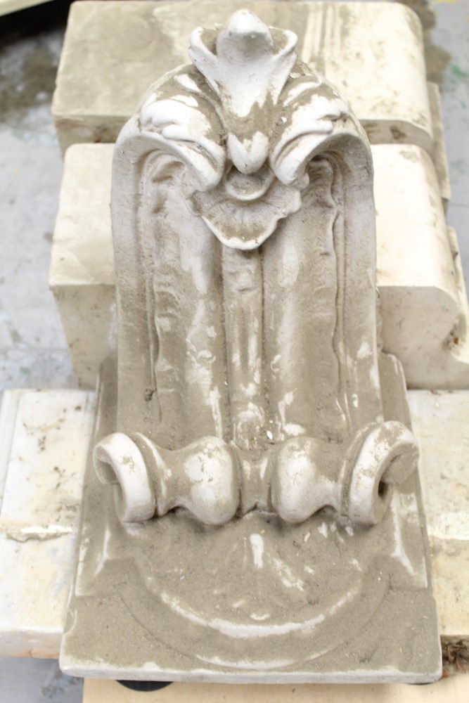 Decorative marble ecclesiastical monument elements - removed from the Church Of The Sacred Heart, - Image 2 of 3