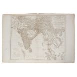 Thomas Jeffreys (c. 1710-1771), engraved chart - ‘A general map of the East Indies’, 1781, 57cm x