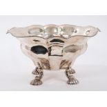 Czechoslovakian silver 800 standard table centre bowl