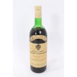 Wine - one bottle, McWilliam’s Mount Pleasant Charles Hermitage 1962